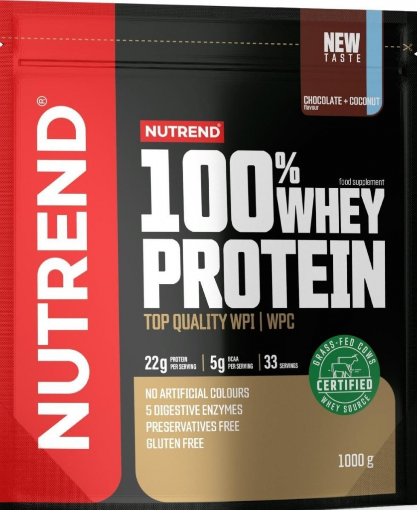 NUTREND 100% Whey Protein 1000 g od 20,99 € - Heureka.sk