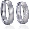 Steel Wedding Snubné prstene chirurgická ocel SSPL026 veľkosť: 68