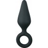 Easytoys Špicatý Análny Kolík S - čierny - malý