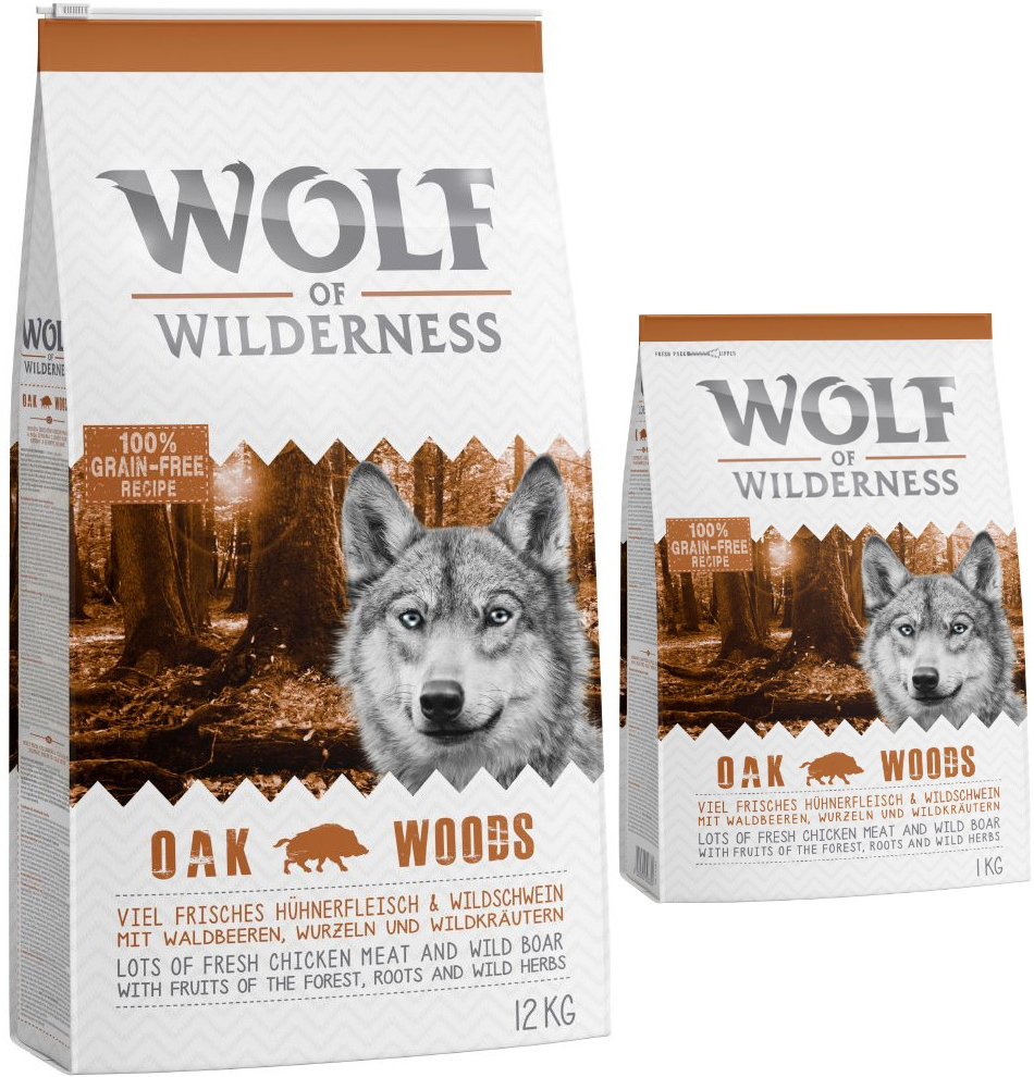 Wolf of Wilderness Adult Oak Woods s diviakom 12 kg