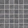 Rako Kaamos DDM06588 dlažba-mozaika matná 30x30cm,Kocka 4,8x4,8,čierna, rekt,mraz,1.tr.