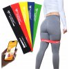 ODPOROVÉ GUMY na CVIČENIE PRE STREČING SADA 5 GÚM FITNESS MINI BANDS + EBOOK