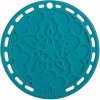 Le Creuset - Silikónová podložka pod hrniec vzorkovaná Karibská modrá