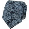 Kravata so svetlomodrým paisley vzorom