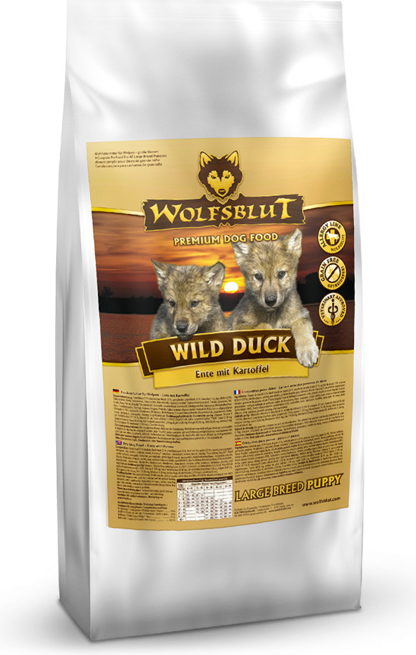 Wolfsblut Wild Duck Large Breed Puppy kačica so zemiakmi 15 kg