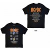 Tričko AC/DC - Angus Amps EU Tour '25 Čierna S