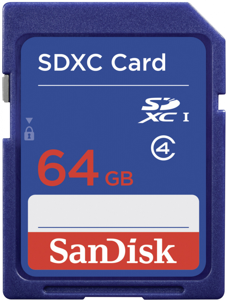 SanDisk SDXC 64GB class 4 SDSDB-064G-B35