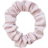MURU Úzka Saténová Scrunchie gumička - Púdrová Matná