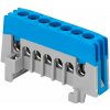 ORNO Zbernica na DIN lištu izolovaná modro-šedá IP20, nulový mostík modro-šedý N7 7x16mm2