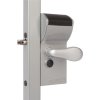 LOCINOX FREE VINCI ZILV - komplet zámkovej krabice s kódovým zámkom a funkciou free exit, pre profil 30 až 50 mm, strieborný LFKQ3030X1L_ZILV