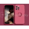 ELEGANCE Puzdro s krúžkom na prst iPhone 13 Pro, Červené