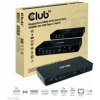 Club 3D Club3D Dokovací stanice USB-C 10v1, 1xDP, 1xHDMI, 3xUSB-C, 3xUSB, 1xRJ45, 1x3.5mm, černá