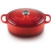 Le Creuset - Liatinový hrniec oválny s pokrievkou 29 cm/4,7 l červený