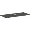 Hansgrohe Xelu Q Doska pod umývadlo 118 x 55 cm matná sivá 54115910