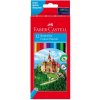 Farbičky Faber Castell drevené, 12 ks