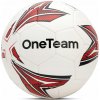 Futbalová lopta OneTeam MS Basic biela/červená veľkosť 5 Tréningová