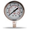 Pumpa Glycerínový manometer 0-10bar priemer 60mm spodné pripojenie G1/4 - nerezová oceľ