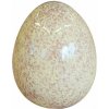 GOBA Veľkonočná dekorácia Vajíčko keramické, žlté, 9 × 7 cm