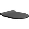 GSI - WC sedátko, SLIM, Soft Close, Quick Release, čierna mat/chróm MS86CSN26