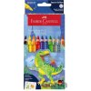 Faber Castell Grip 13 farieb trojhranné dinosaurus 201545