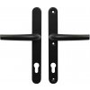 Dverné kovanie RHD.002, 92 mm, PZ, matné čierne, RHD.002.92.F9005