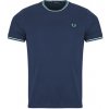Fred Perry Tričká s krátkym rukávom TWIN TIPPED T-SHIRT Modrá