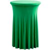 TENTino Elastický obrus SKIRTING na koktejlový bistro stôl 80 cm VIAC FARIEB Farba obrusu: ZELENÁ / GREEN