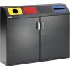 Zberná skrinka na druhotné suroviny ,objem 4 x 50 l EUROKRAFTpro