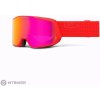 100% SNOWCRAFT XL okuliare, hiboo/HiPER mirror dark red lens