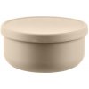 Zopa Silikónová miska s viečkom Sand Beige