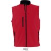 SOL'S | Rallye Men, Pánska 3-vrst. softshell. vesta, červená pepper, L