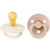 Bibs Colour z prírodného kaučuk 2ks ivory blush 52244