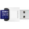 256 GB . microSDXC karta Samsung PRO Plus 2023 + USB adaptér MB-MD256SB/WW
