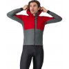 Castelli Fly Unlimited Jacket, Rich red/ Dark gray Veľkosť: XXL Ľahká teplá bunda na bicykel