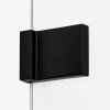 New Trendy EXK-1599 AVEXA BLACK obdĺžnikový sprchový kút 120 x 80 cm, pravý 120 x 80 cm čierna