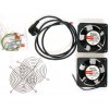 XtendLan Ventilácia pre nástenné rozvádzače, 2 ventilátory, napájací kábel, spojovací materiál