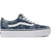 VANS-WM Ward Platform (Denim Dots) moonlight blue/white Modrá 40