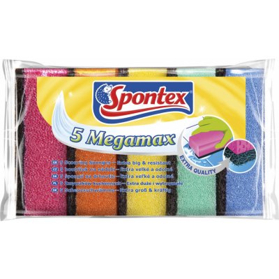 Spontex 5 MegaMax PU hubka na riad 5 ks