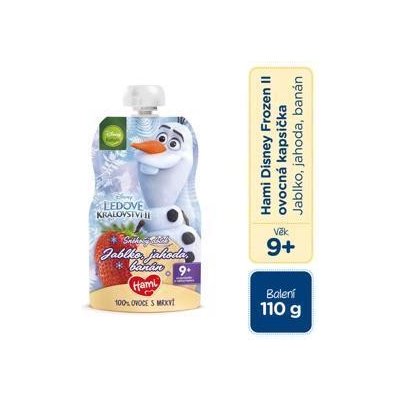 HAMI Disney Frozen Olaf ovocno-zeleninová kapsička Jablko, Jahoda, Banán 110 g, 9+ 165350