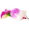Pet tribe Hračka pre mačky myška s pierkovým chvostom Farba: fialová