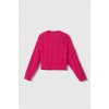 Tommy Hilfiger detský bavlnený sveter ružová