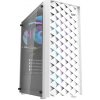 Počítačová skriňa Darkflash DK351 + 4 ventilátory (biela) DK351 White