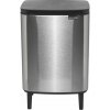 Brabantia BO Mülleimer HI 12 l Matt Steel Fingerprint Proof
