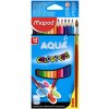 Maped akvarelové pastelky Color Peps trojhranné a štetec 12 ks