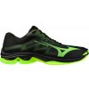 Pánska halová obuv Mizuno Wave Lightning Pro Black/Glowing Apple EUR 44,5