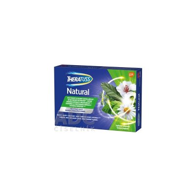 THERATUSS Natural pastilky s príchuťou malina 1x16 ks