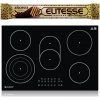 AMZCHEF Skleneno-keramická varná doska 5 zón FS-R95S-PQRSS01C