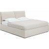 Béžová čalúnená dvojlôžková posteľ s úložným priestorom s roštom 180x200 cm Thessa Pillow – Bonami Selection