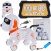 INTELIGENTNÝ PES ROBOT PROGRAMOVATEĽNÝ DIAĽKOVÝM OVLÁDAČOM EDUKAČNÁ HRAČKA PRE DETI