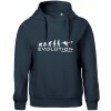 Evolution Football - Oversized mikina dámská Moon - kratšia + širšia - M ( Tmavomodrá (veľmi tmavá - skoro čierna) )